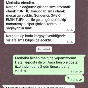 Siparişimin Kargoya Verilmemesi Ve Ödeme İadesi İçin Acil İptal Talebi
