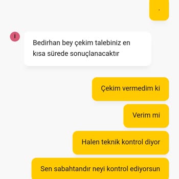 Para Çekim İsteğim Engellendi Ve Canlı Destek Tehdit Etti