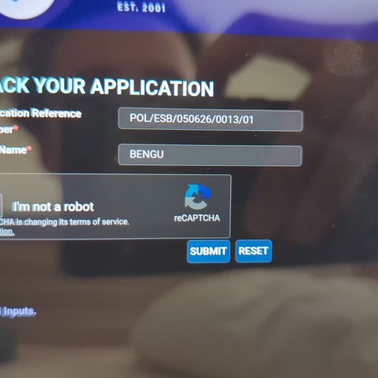 VFS Global Başvuru Takip Sisteminde Geçersiz Giriş Hatası