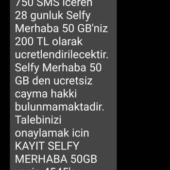 Türk Telekom’da Merhaba Selfy 50 GB Paketi Tanımlanamadığı İçin Hizmet Kesintisi