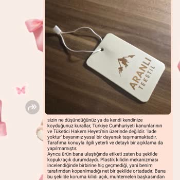 Açık Güvenlik Etiketiyle Gelen Ürün İçin İade Reddi