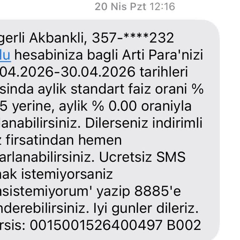 Akbank'ın %0 Faiz Sözü İhlali Ve Haksız Faiz Kesintisi