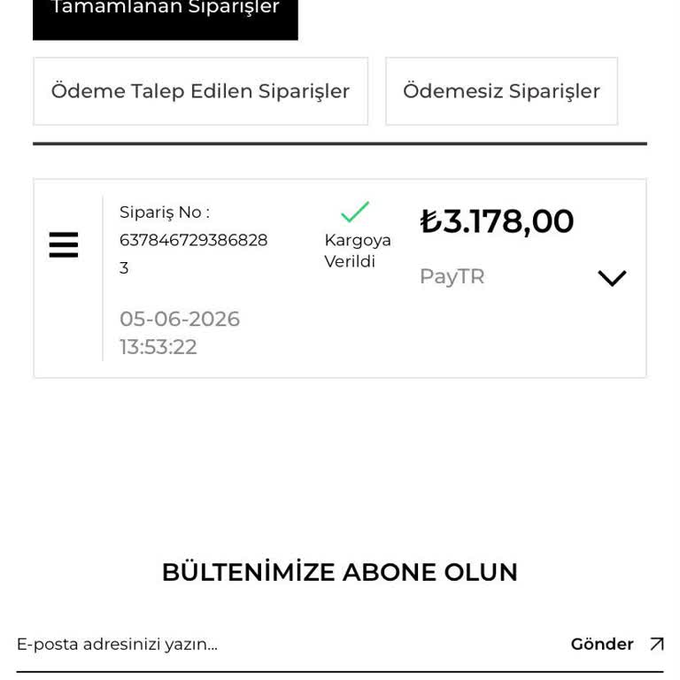 Mayo Siparişi Gönderilmedi, İptal Ve İade Talebim Reddedildi