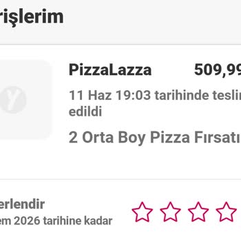 Geç Teslim Ve Soğuk Çiğ Pizza İçin Tam İade