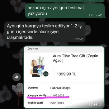 Aynı Gün Teslimat Sözü Bozuldu, Sipariş Gecikti Ve Bilgilendirme Yanlış