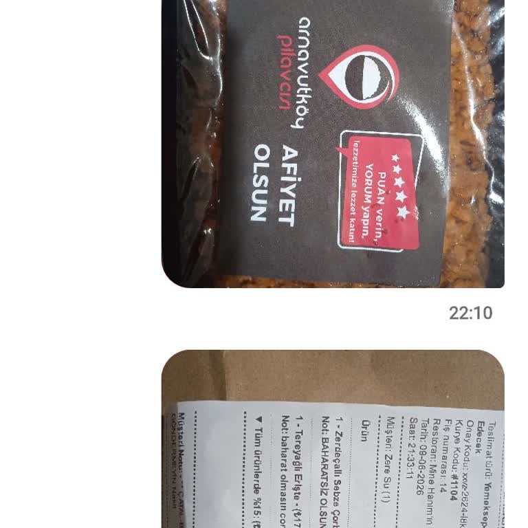 Yemeksepeti'nde Yanlış Yemek Ve Nakit İadesi İçin Cevapsız Yardım