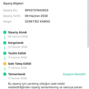 Yanıltıcı Beden Ve Marka Bilgisi Ve İade Reddi