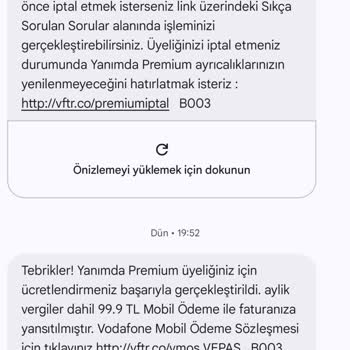 Premium Üyelik Ücreti Ödendi, Haklarım Uygulamada Eksik