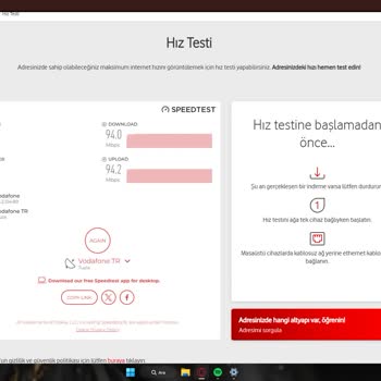 Vodafone Sabit İnternet Hızı Söz Verilen 1000 Mbps Olmadan 100 Mbps’ye Düşüyor