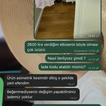 Kusurlu Dantelli Elbise İçin İade Reddi Ve 300 TL Ek Kargo Ücreti Talebi