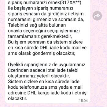 Kapıda Ödeme Farkı İadesi Ve Ürün Değişim Sorunu