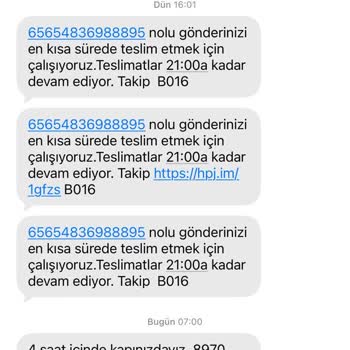 Teslim Edilmemiş Sipariş, Haksız Tahsilat Ve Oyalama Şikayeti