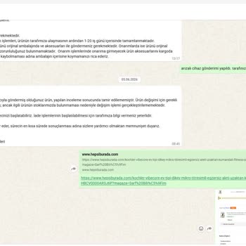 Hepsiburada’da Arızalı Ürün Ve Geciken İade Süreci Şikayeti