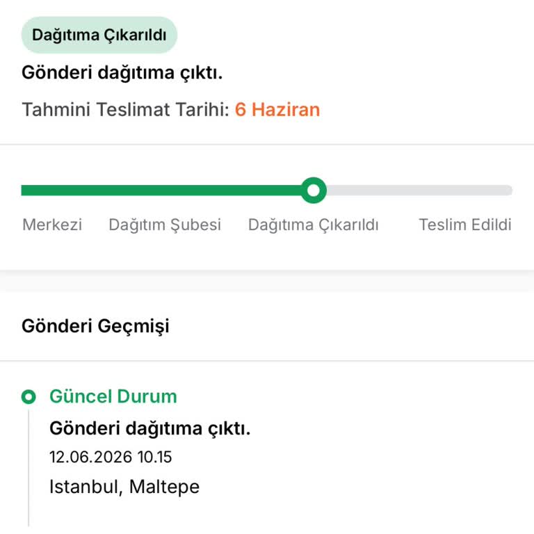 Kargomun Teslimatında Sürekli Gecikme Ve İletişimsizlik