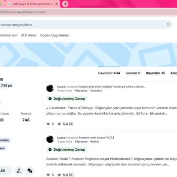 Brainly - Eodev.com Cevabım Haksız Silindi, Açıklama ve Geri Yükleme Talebi