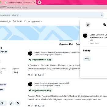 Brainly - Eodev.com Cevabım Haksız Silindi, Açıklama ve Geri Yükleme Talebi