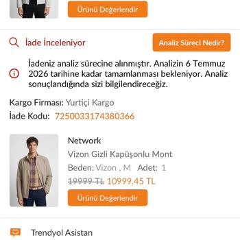 Network'ün Uzun Analiz Süreci İadeyi Geciktiriyor
