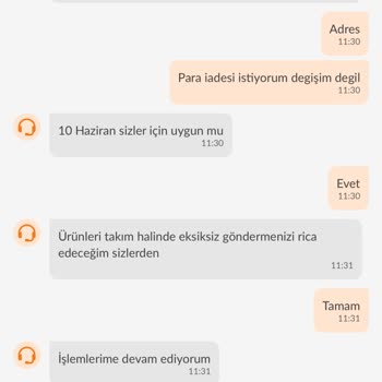 Kusurlu Ürün Ve Sürekli İptal Edilen İade Kodu Sebebiyle Yaşadığım Mağduriyet