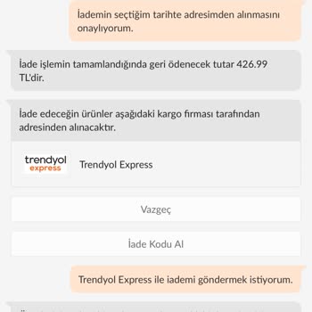 Kusurlu Ürün Ve Sürekli İptal Edilen İade Kodu Sebebiyle Yaşadığım Mağduriyet