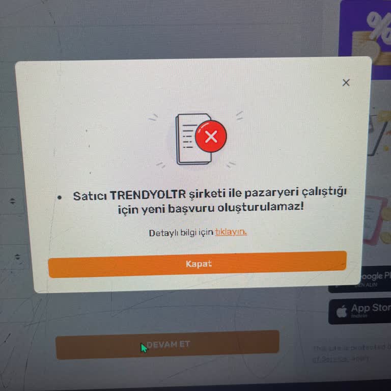 Trendyol GO Ve Pazaryeri Kayıt Çakışması Çözülmedi