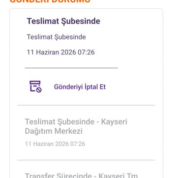 Hepsijet Kargom 7 Gün Boyunca Beklemede, Adres Değişikliği Ve Şube Teslimatı Reddedildi