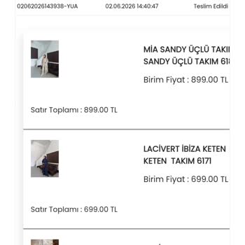 Teslim Edilmeyen Sipariş Ve İletişimsizlik Nedeniyle 2500 TL Geri Ödeme Talebi