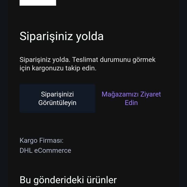Butic Basic Siparişinde Kargo Takip Bilgisi Yok Ve İade Talebi