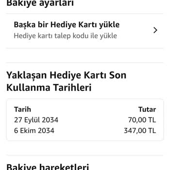 Elektronik Ürünlerde Kullanılamayan Hediye Kartı Şikayeti
