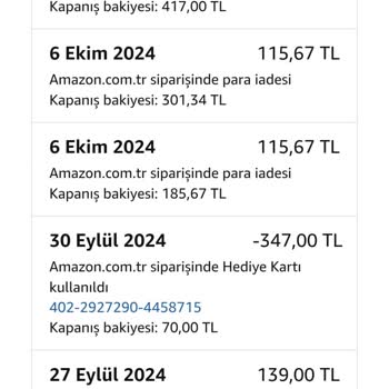 Elektronik Ürünlerde Kullanılamayan Hediye Kartı Şikayeti