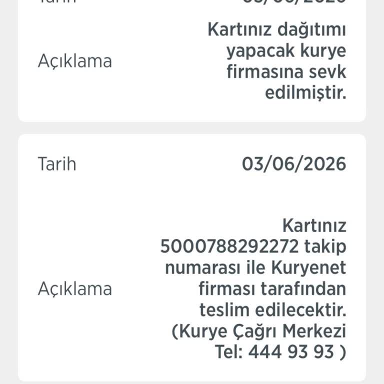 Kuryenet'te Teslim Edilmeyen Kart Ve Canlı Yardım Eksikliği