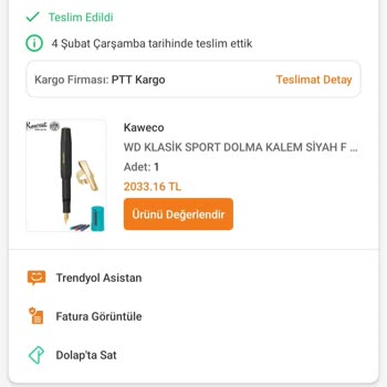 Trendyol Eksik Klips Teslim Edilmemesi ve Uzun Bekleme Süresi Nedeniyle Hemen İade Talebi