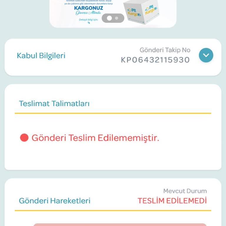 Yanıltıcı Şube Adresi Ve Ulaşılamayan Telefon Numaraları Nedeniyle Teslim Sorunu