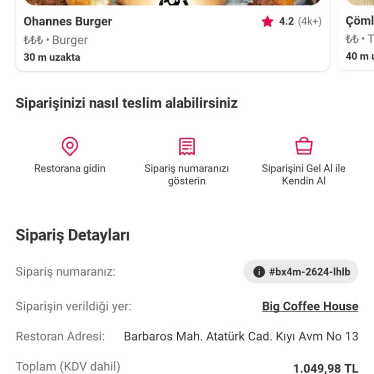 Yemeksepeti'nde İleri Tarihli Siparişlerin Restorana Yanlış Gönderilmesi Ve Mağduriyetim