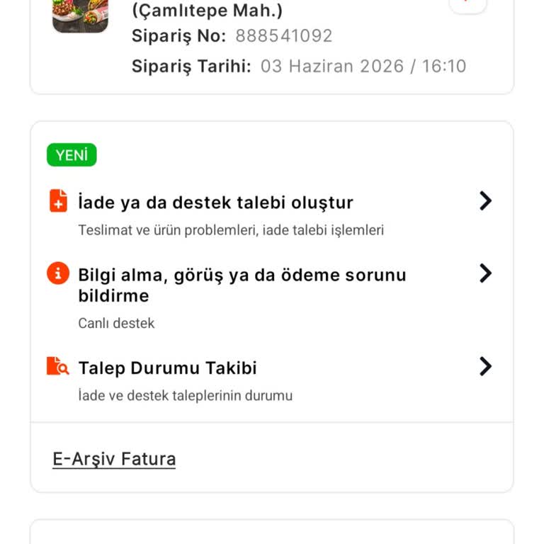 Eksik Teslim Edilen Doritos Ürünü İçin 9 Gün Süren Cevapsızlık Ve İade Talebi