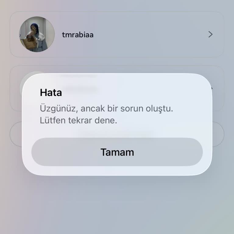 Instagram Hesabım Çıkarıldı Ve Girişte Beklenmeyen Hata Alıyorum