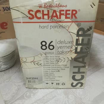Schafer Yakamoz Çeyiz Setinde Eksik Kahve Fincanları