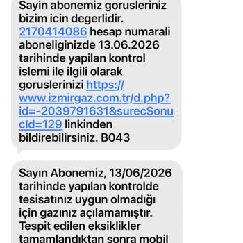 İzmir Doğalgaz’ın Tek Arama İle Gaz Açma Randevusunu İptal Etmesi