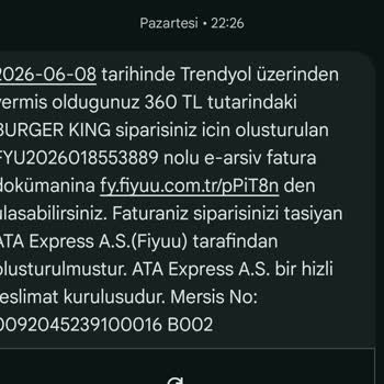 Mayonez İsteği Göz Ardı Edildi, İade Talebim Reddedildi