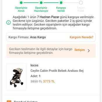 Aras Kargo’da Teslimat Gecikmesi Ve İlgisiz Müşteri Hizmetleri