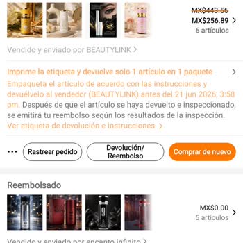 Pedido incompleto de Temu, solicito el reembolso de mi dinero