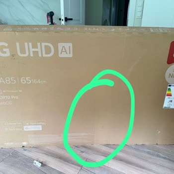Kurulumda Kırık Gelen LG 65 İnç Televizyonun Değişimini İstiyorum