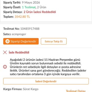 Trendyol Katlanabilir Şezlongların Dayanıklılık Sorunu Ve İade Reddi