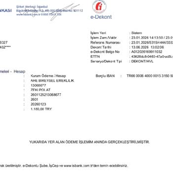 Anadolu Hayat Emeklilik’ten BES Prim İadesi Talebi