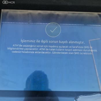 ATM’de Para Sıkışması Ve İade Edilmemesi Sorunu