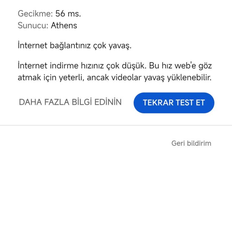Söz Verilen 100 Mbps Hız Yerine Sürekli 2-3 Mbps Alıyorum