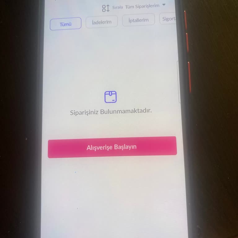 Pazarama'da Sipariş Kayboldu, İade Başlatılamıyor