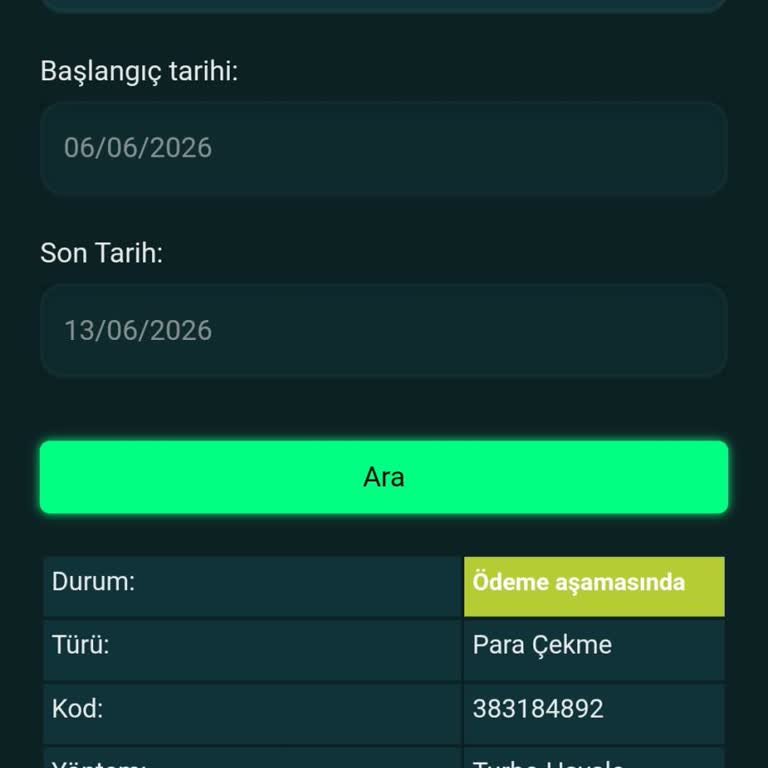 7.500 TL Çekim Talebim 4 Saatte Yatmadı, Canlı Destek Yardımsız