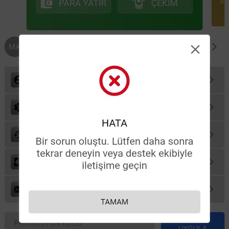 Bahisliga Bonus Kodunda Sürekli Hata, Üyelik İptali Talebi