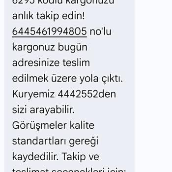 Aras Kargo Gölcük Teslimat Personelinin Kaba Ve Baskıcı Tutumu