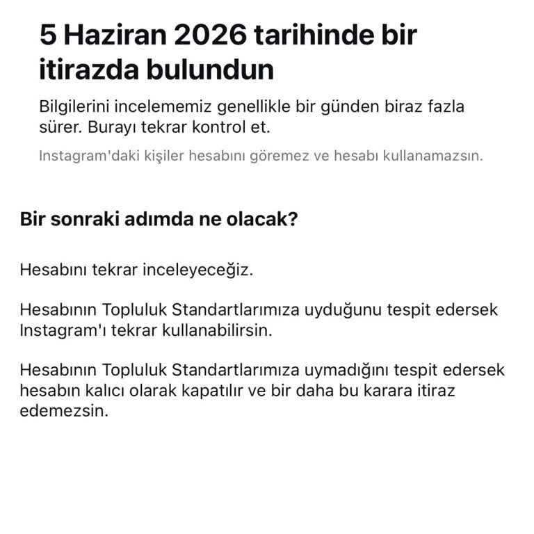 Instagram İşletme Hesabımın Askıya Alınması Ve Yanıt Beklemesi Maddi Zarara Yol Açıyor